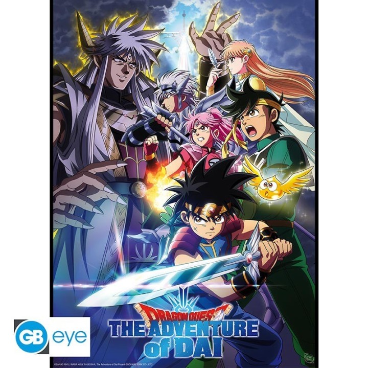 ABYSTYLE DRAGON QUEST - Poster: "Dai's group vs Vearn" (52x38)
