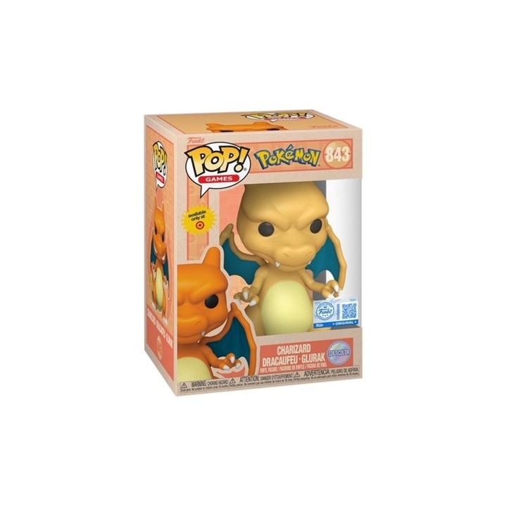 FUNKO POP Pokemon - 843 Charizard (Soft Color) (Exclusive) 9 cm