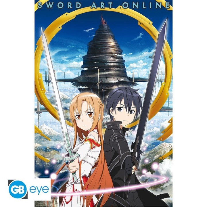 ABYSTYLE SWORD ART ONLINE - Poster grande: "Aincrad" (91.5x61)