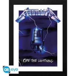 ABYSTYLE METALLICA - Poster incorniciato: "Ride the Lightning" (30x40)