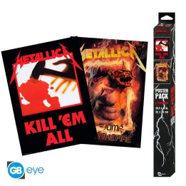 ABYSTYLE METALLICA - Set 2 Poster: "Kill'Em All/Fire Guy" (52x38)