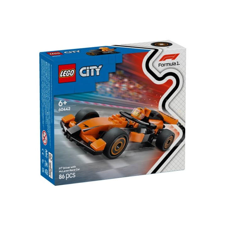 LEGO 60442 Pilota e monoposto McLaren F1®