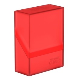 ULTIMATE GUARD Boulder Deck Case 40+ Standard Size Ruby