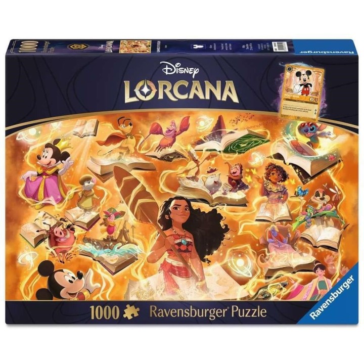 RAVENSBURGER LORCANA Glimmers of the Realm : Amber 1000 pz