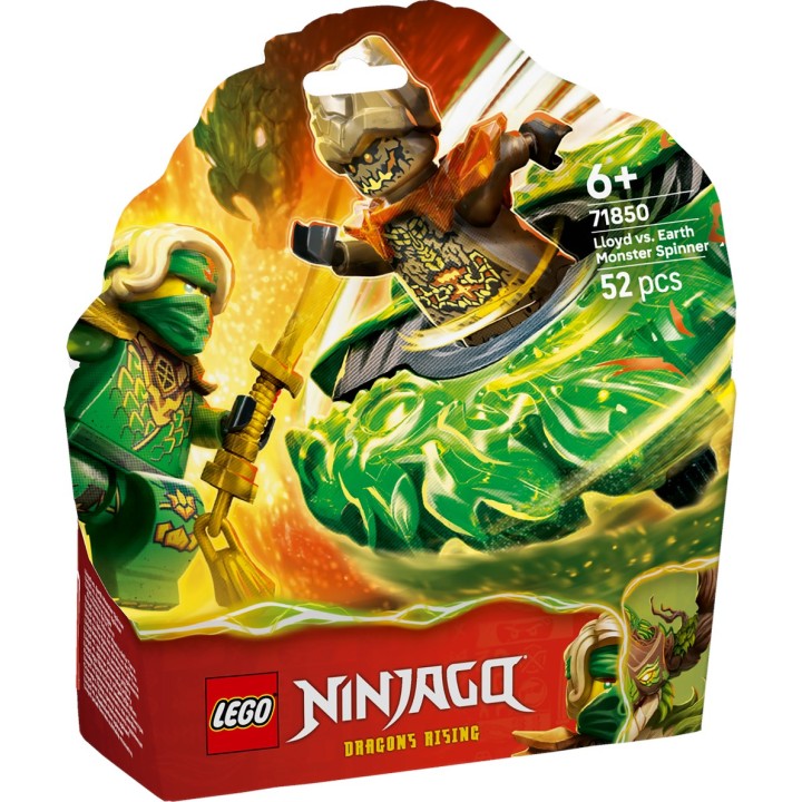 LEGO 71850 NINJAGO - Lloyd contro Spinner Mostro della Terra