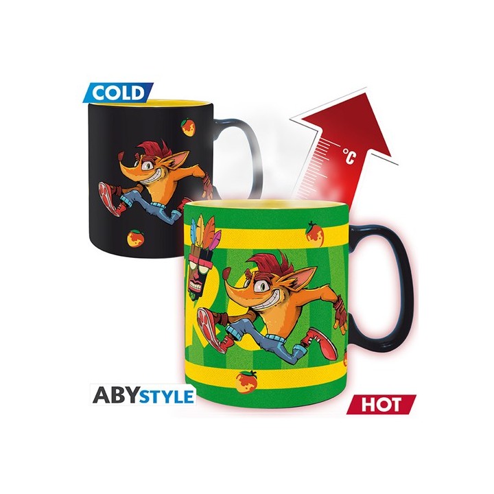 ABYSTYLE CRASH BANDICOOT - Tazza termosensibile 460 ml: "Nitro"