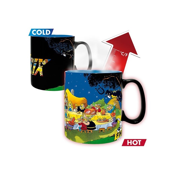 ABYSTYLE ASTERIX - Tazza termosensibile 460 ml: "Banquet"