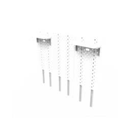DEZCTOP DESK PANNELLI KIT 3 PEZZI PER SCRIVANIA 120 BIANCA AC-BFTDB3X.