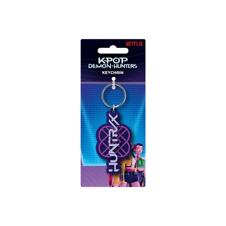 PYRAMID K-POP DEMON HUNTERS (HUNTRIX LOGO) PVC KEYCHAIN