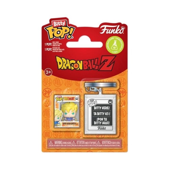 FUNKO Bitty POP: Dragon Ball Z - Super Saiyan Goku With Keychain