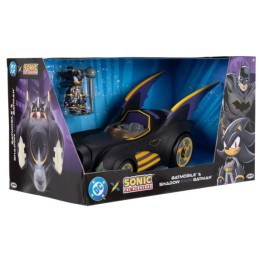 JAKKS PACIFIC DC X Sonic Shadow personaggio 13cm con Batmobile