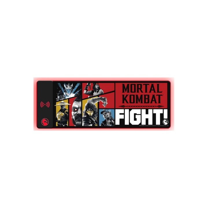 NUMSKULL Mortal Kombat - Oversize Gaming Mat & Mobile Charger