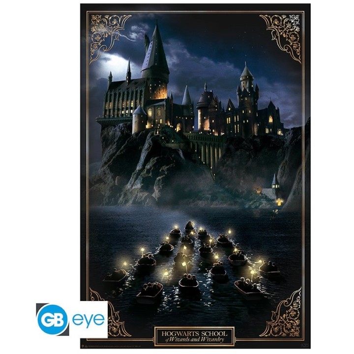 ABYSTYLE HARRY POTTER - POSTER " Castello Hogwarts " (91.5x61Cm)