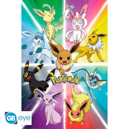 ABYSTYLE POKEMON - Poster grande: "Eevee Evolution" (91.5x61)