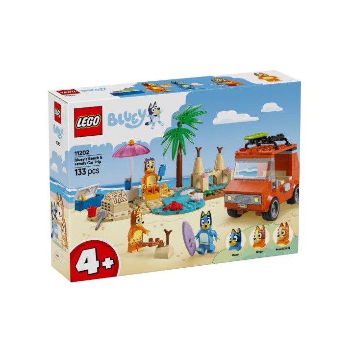 LEGO 11202 BLUEY - Vacanza sulla spiaggia della famiglia di Bluey