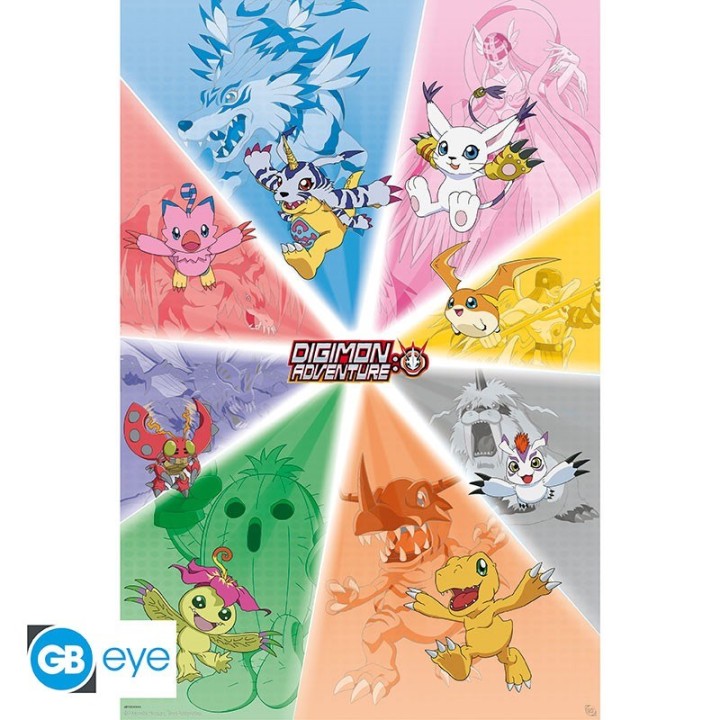 ABYSTYLE DIGIMON - Poster grande: "Digimon Group" (91.5x61)