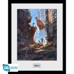 ABYSTYLE FALLOUT - Stampa Incorniciata: "Street scene" (30x40)