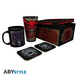 ABYSTYLE DUNGEONS AND DRAGONS - Set Bicchiere XXL + Tazza + 2 Sottobicchieri: "Ampersand"