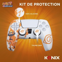 KONIX NARUTO PROTECTION KIT DUALSENSE WHITE Naruto