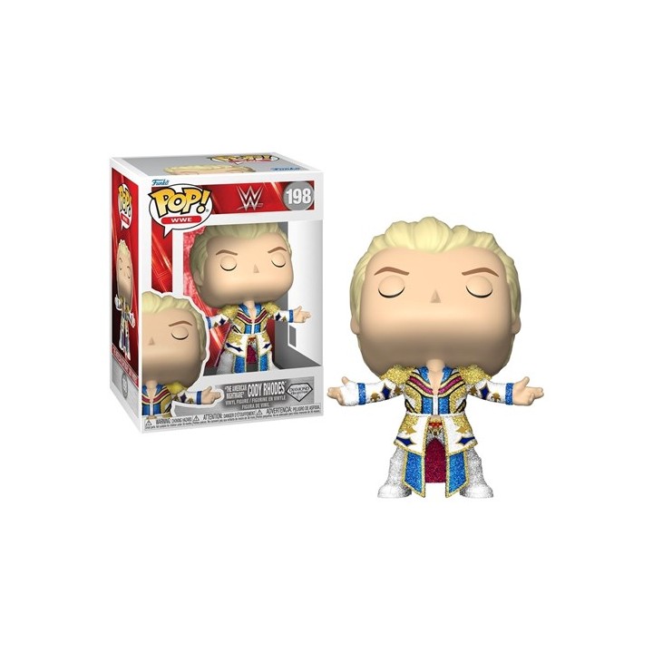 FUNKO POP WWE - 198 Cody Rhodes (Diamond) 9cm