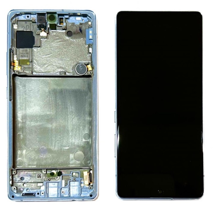 TOUCHSCREEN + DISPLAY LCD DISPLAY COMPLETO + FRAME PER SAMSUNG GALAXY.