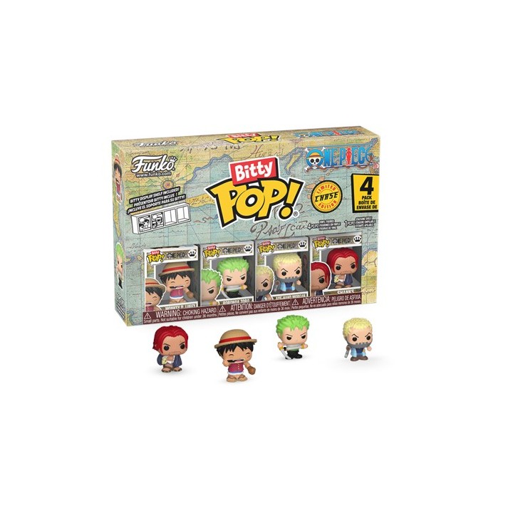 FUNKO Bitty POP: One Piece- Luffy 4pk