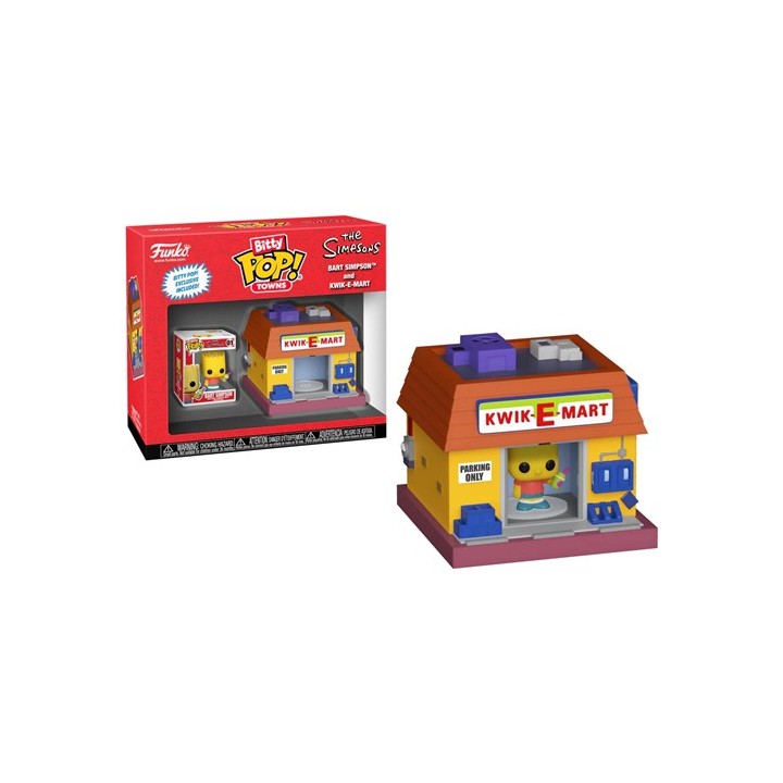 FUNKO Bitty POP Town The Simpsons - Bart Simpson and Kwik-E-Mart