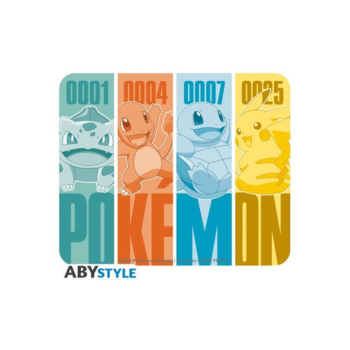 ABYSTYLE - POKEMON - Flexible Mousepad - Kanto Starters