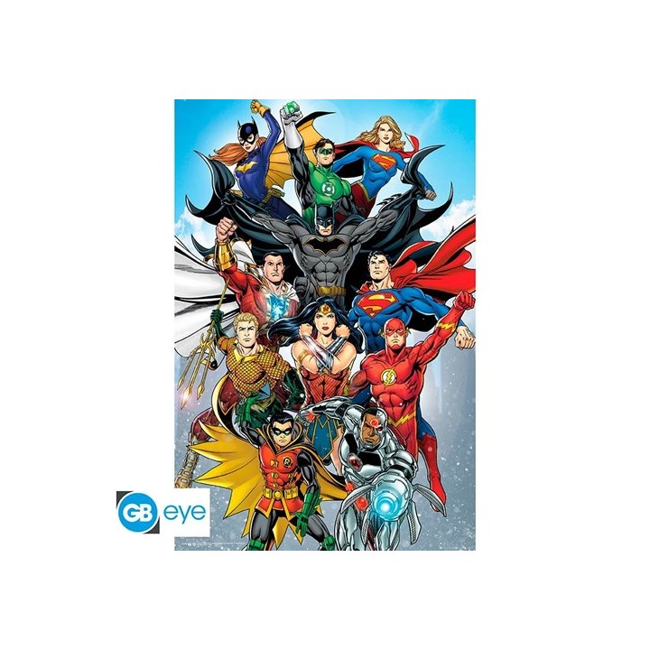 ABYSTYLE DC COMICS - Poster grande: "DC Comics Rebirth" (91.5x61)