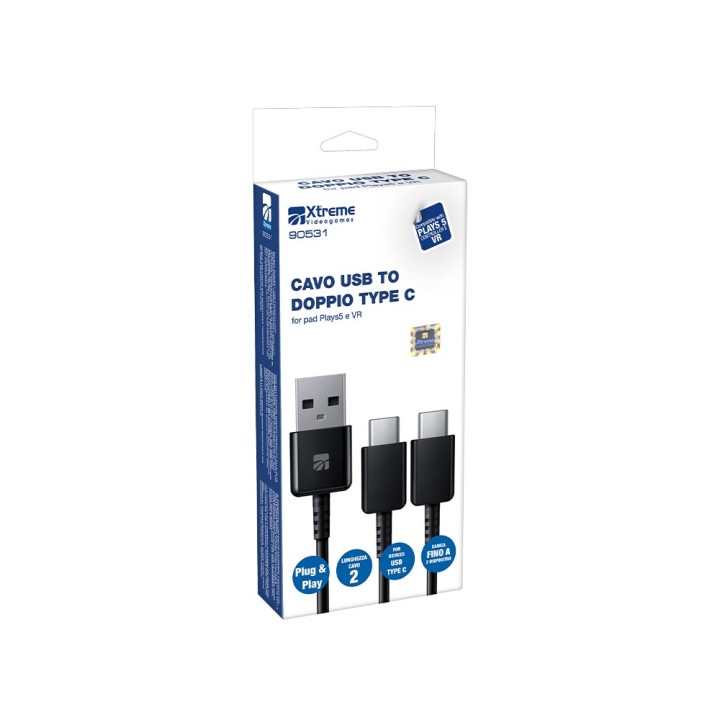 XTREME Playstation 5 Cavo USB-Doppio TypeC
