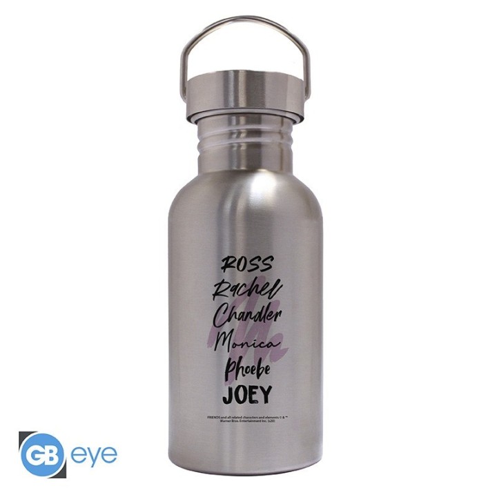 ABYSTYLE FRIENDS - Bottiglia in acciaio 500ml: "Nomi"