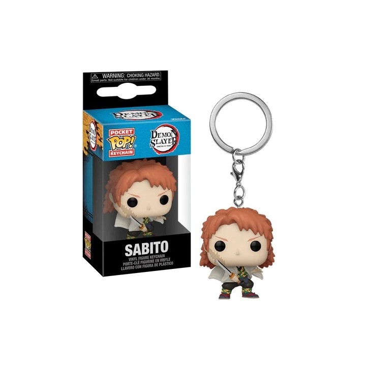 FUNKO POP Keychain Animation: Demon Slayer - Sabito (No Mask)