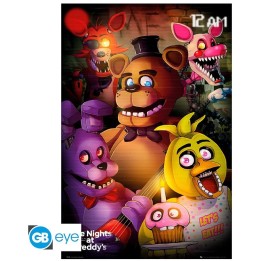 ABYSTYLE FIVE NIGHTS AT FREDDY'S - Poster Maxi 91.5x61 :"Group"