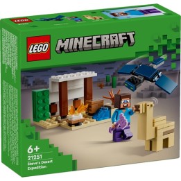 LEGO 21251 MINECRAFT - Spedizione di Steve nel deserto