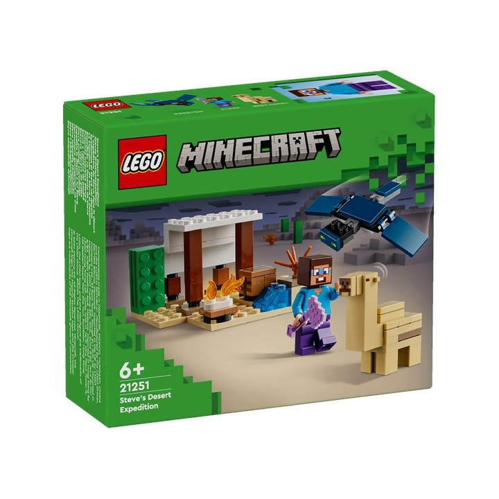 LEGO 21251 MINECRAFT - Spedizione di Steve nel deserto