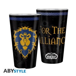ABYSTYLE WORLD OF WARCRAFT - Bicchiere 400ml: "Alleanza"