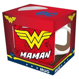 ABYSTYLE Wonder Woman - Tazza 320ml : " L'AUTHENTIQUE "W" MAMAN"