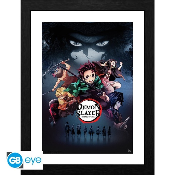 ABYSTYLE DEMON SLAYER - Poster incorniciato: "Slayers" (30x40)