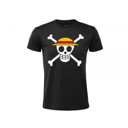 ONE PIECE : LOGO T-SHIRT NERA L