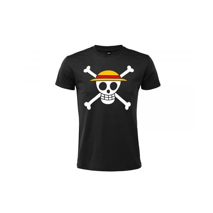 ONE PIECE : LOGO T-SHIRT NERA L