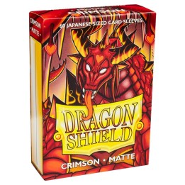 DRAGON SHIELD Small Sleeves - Japanese Matte Crimson (60 Sleeves)