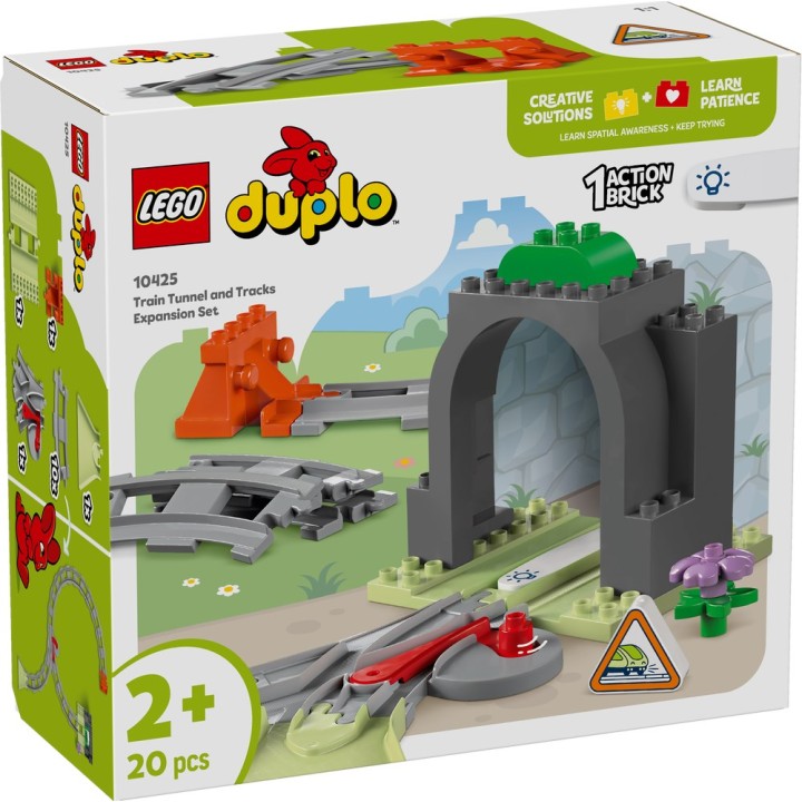 LEGO 10425 DUPLO - Pack di espansione tunnel e binari ferroviari