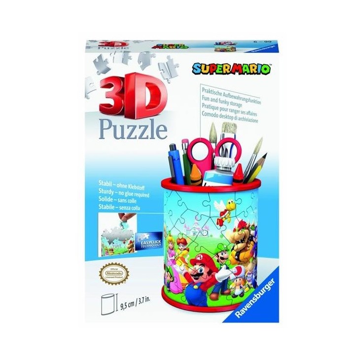 RAVENSBURGER Puzzle 3D Super Mario Pencil Cup