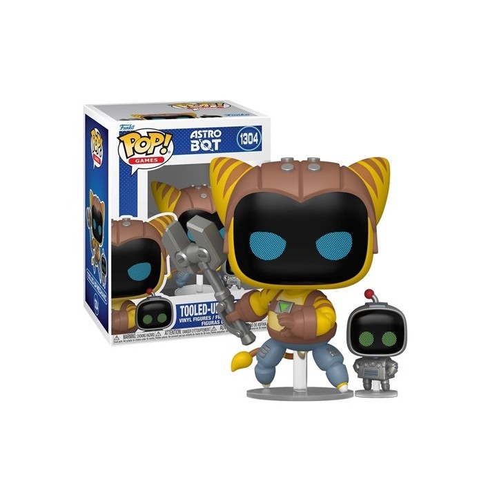 FUNKO POP Games: Astro Bot - 1304 Tooled-Up Mechanic 9cm