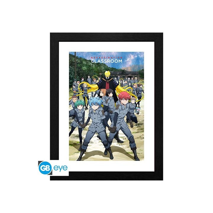 ABYSTYLE ASSASSINATION CLASSROOM - Poster incorniciato: "3-E Class" (.