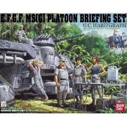 BANDAI E.F.G.F. MS[G] PLATOON AT BRIEFING SET