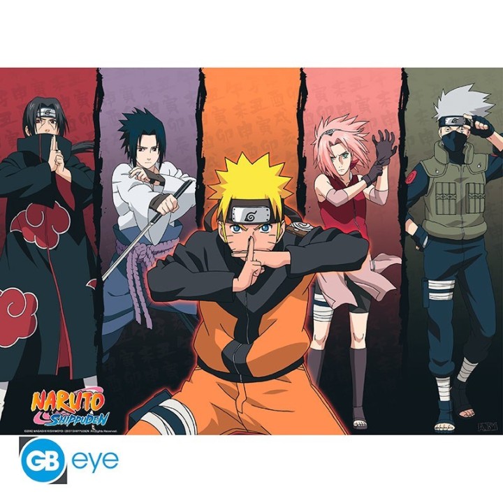 ABYSTYLE NARUTO SHIPPUDEN - Poster (52x38) : "Shippuden Group"