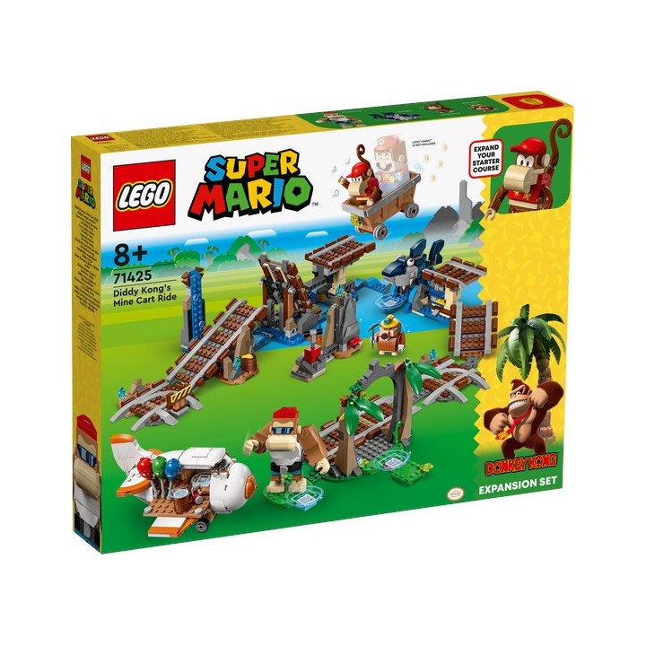 LEGO 71425 SUPER MARIO - Pack di espansione Corsa nella miniera di Diddy Kong