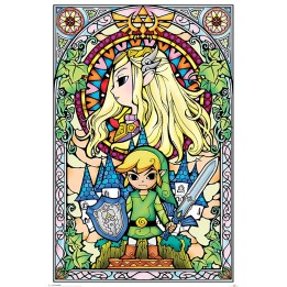 PYRAMID The Legend of Zelda: Stained Glass (61 x 91.5)