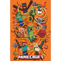 ABYSTYLE MINECRAFT - Poster grande: "Swirls" (91.5x61)